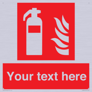 Custom Fire extinguisher Sign